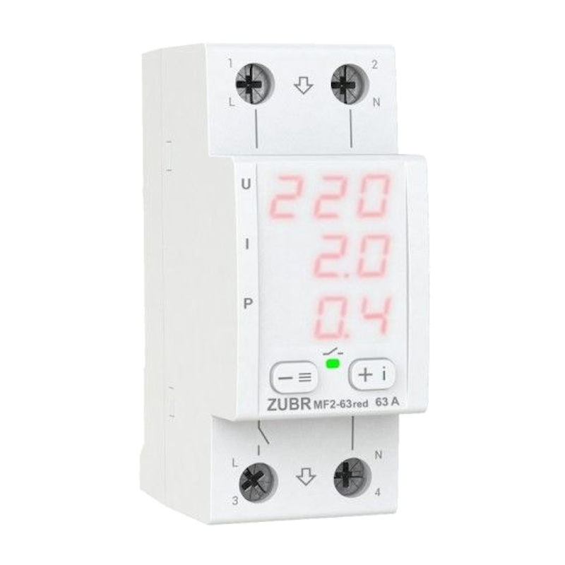 ZUBR MF2 įtampos, srovės ir galios kontrolės relė