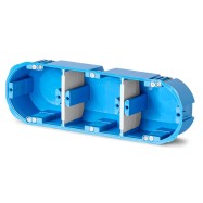 Trivietė montažinė dėžutė į gipso kartoną SIMET P3X60D